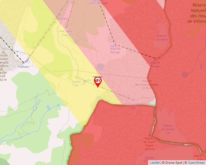 Carte Géoportail pour les drones de loisir