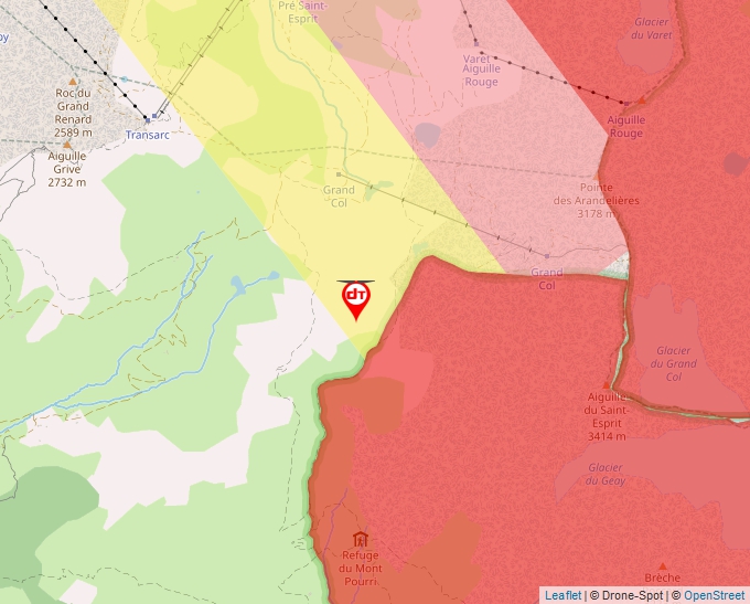 Carte Géoportail pour les drones de loisir