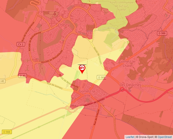 Carte Géoportail pour les drones de loisir