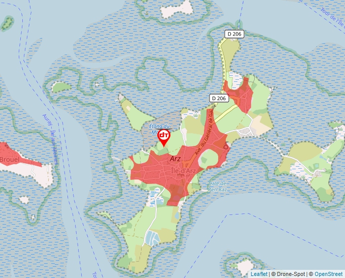 Carte Géoportail pour les drones de loisir