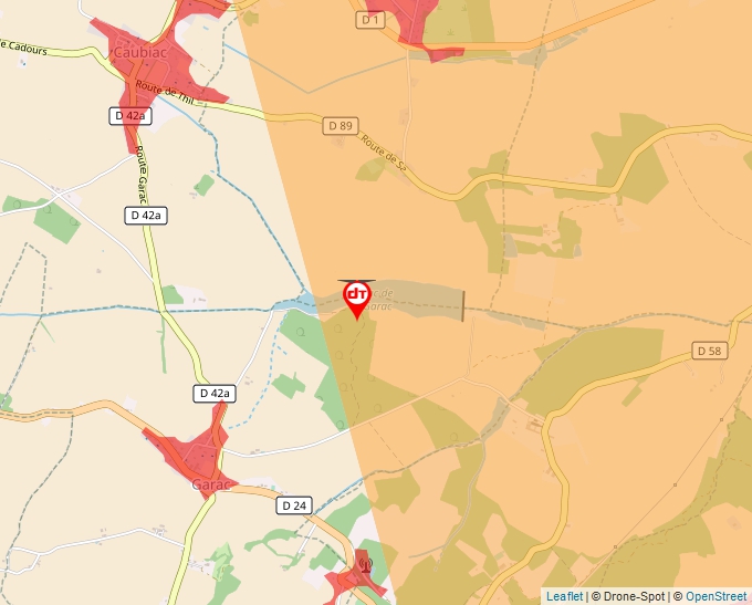 Carte Géoportail pour les drones de loisir