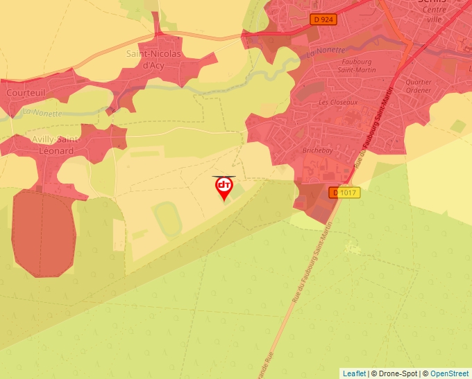 Carte Géoportail pour les drones de loisir