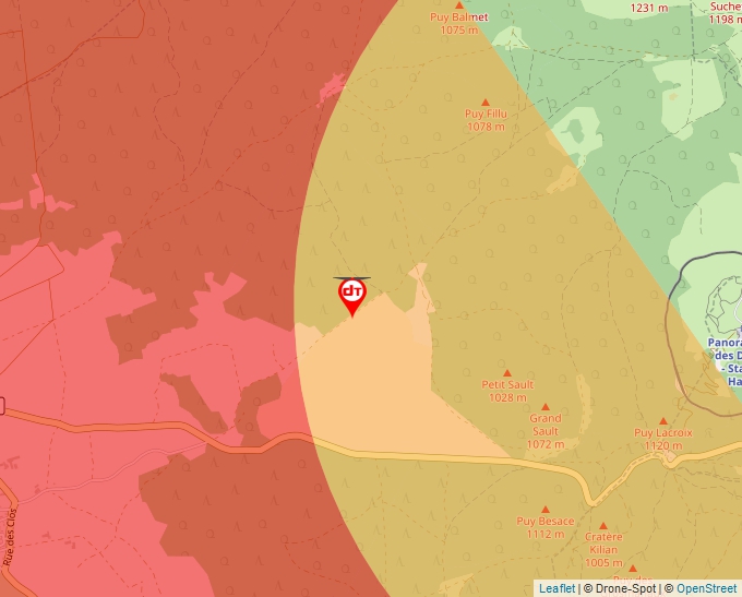 Carte Géoportail pour les drones de loisir