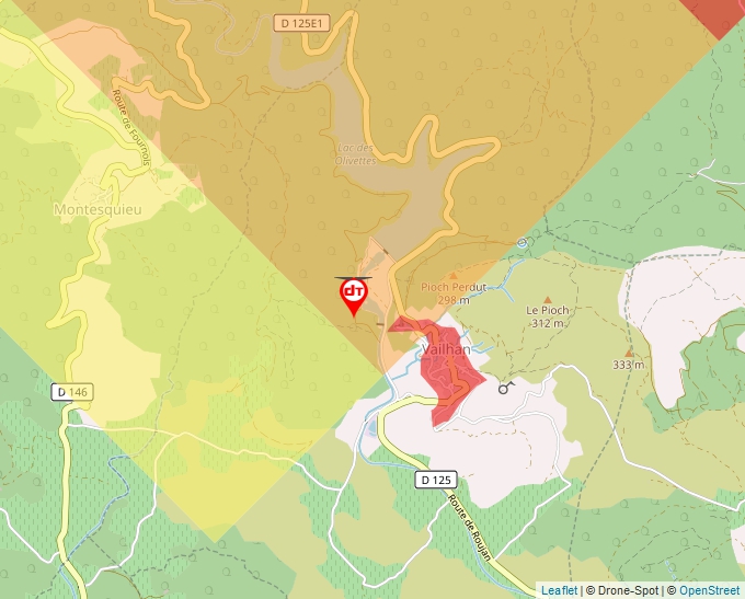 Carte Géoportail pour les drones de loisir