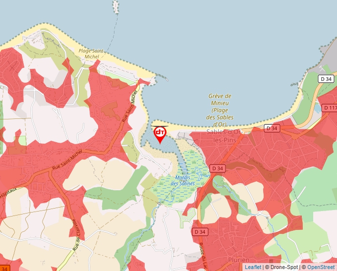 Carte Géoportail pour les drones de loisir