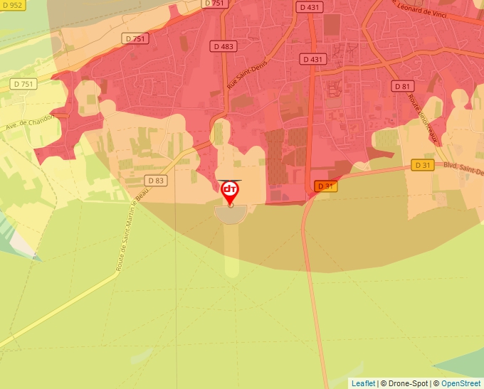 Carte Géoportail pour les drones de loisir