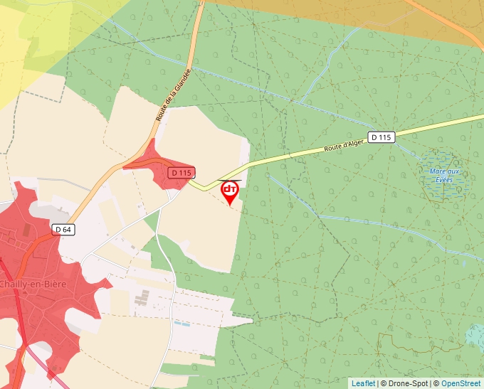 Carte Géoportail pour les drones de loisir