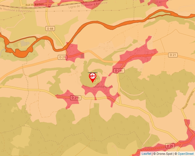 Carte Géoportail pour les drones de loisir