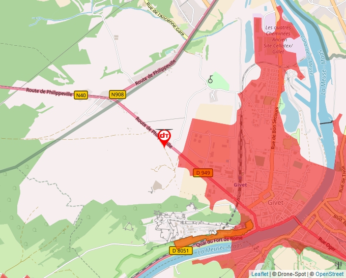 Carte Géoportail pour les drones de loisir