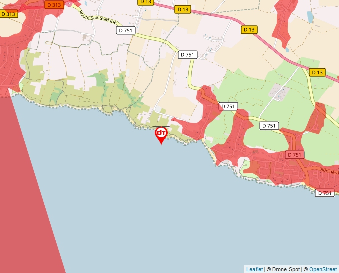 Carte Géoportail pour les drones de loisir