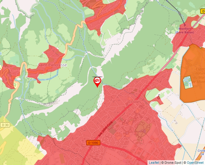 Carte Géoportail pour les drones de loisir