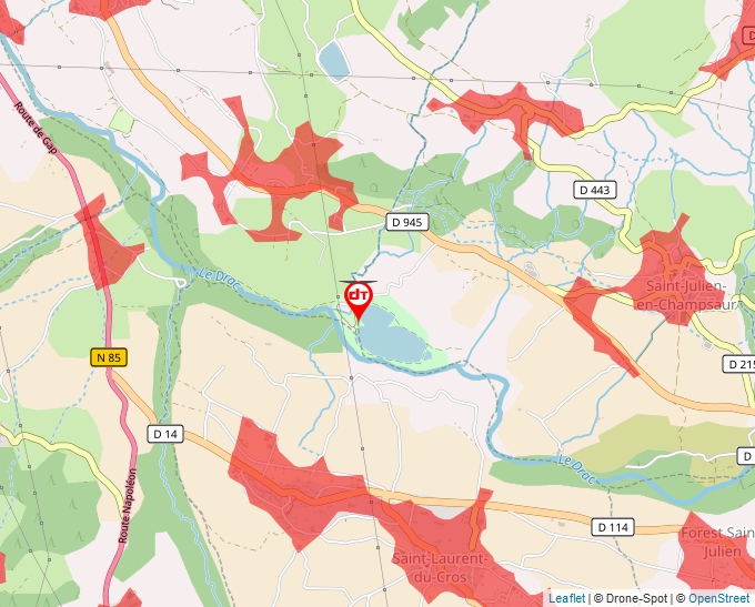 Carte Géoportail pour les drones de loisir