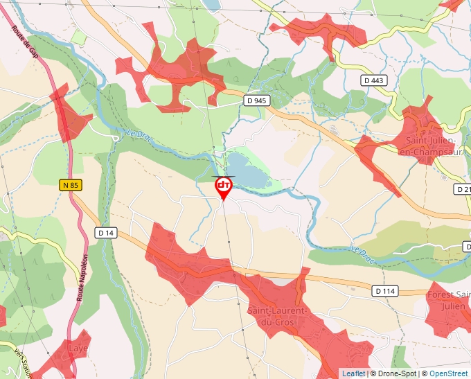 Carte Géoportail pour les drones de loisir