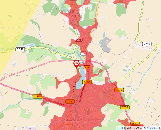 Carte Géoportail pour les drones de loisir