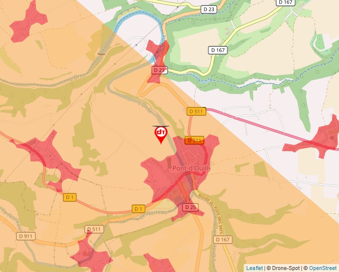 Carte Géoportail pour les drones de loisir