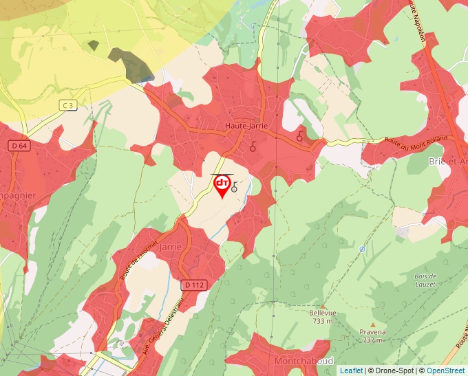 Carte Géoportail pour les drones de loisir