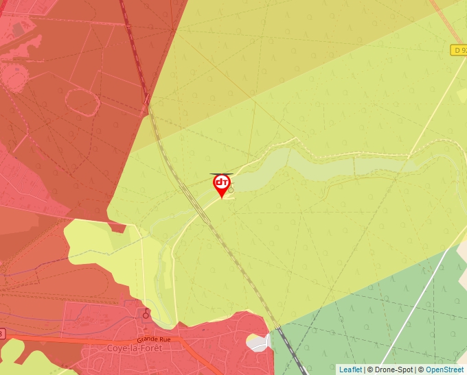 Carte Géoportail pour les drones de loisir