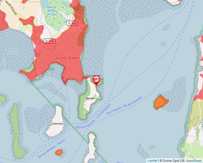 Carte Géoportail pour les drones de loisir