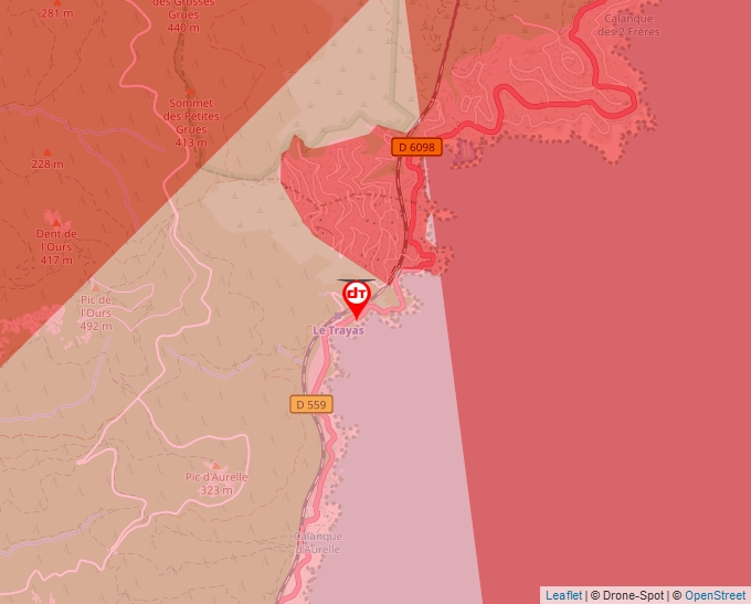 Carte Géoportail pour les drones de loisir