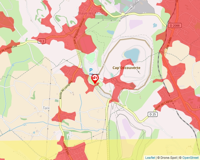 Carte Géoportail pour les drones de loisir