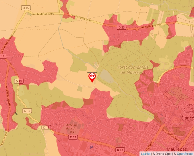 Carte Géoportail pour les drones de loisir