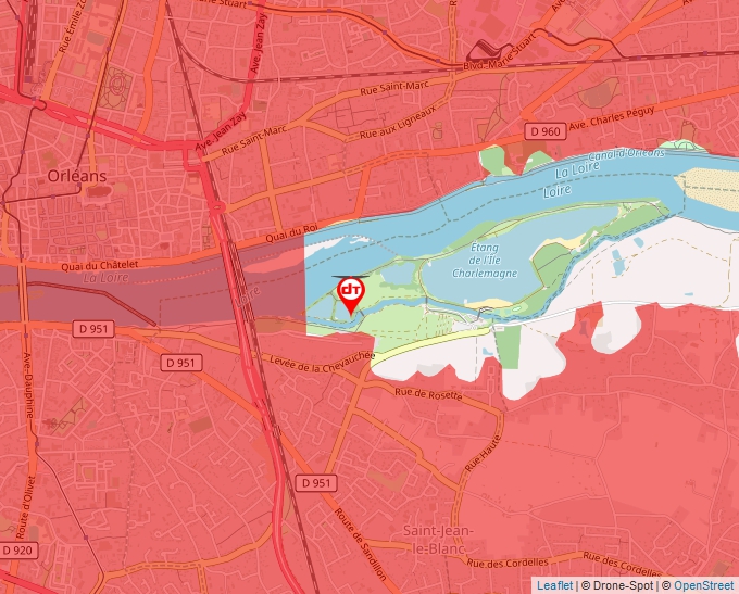 Carte Géoportail pour les drones de loisir