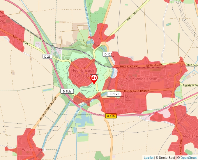 Carte Géoportail pour les drones de loisir