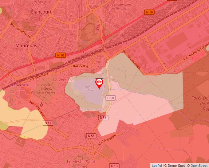 Carte Géoportail pour les drones de loisir