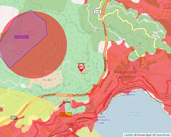 Carte Géoportail pour les drones de loisir