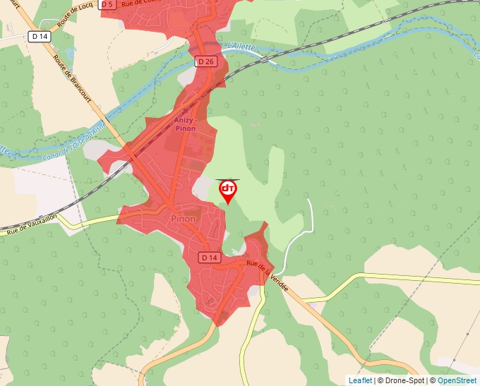 Carte Géoportail pour les drones de loisir