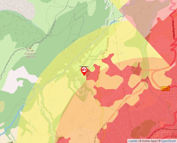 Carte Géoportail pour les drones de loisir