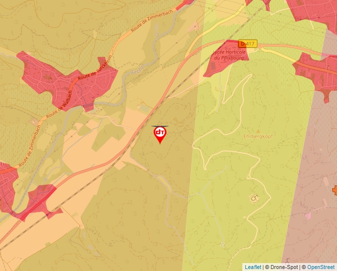 Carte Géoportail pour les drones de loisir