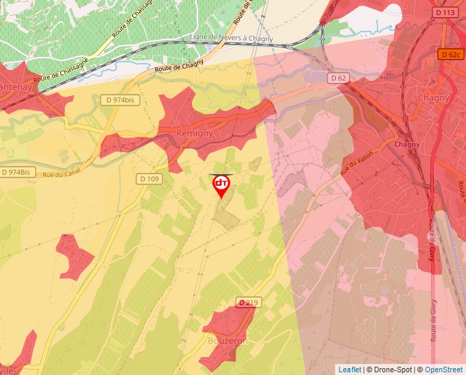 Carte Géoportail pour les drones de loisir