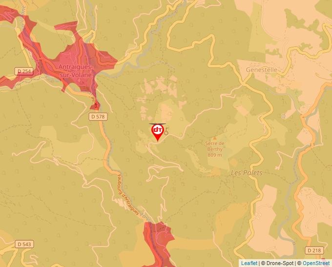 Carte Géoportail pour les drones de loisir