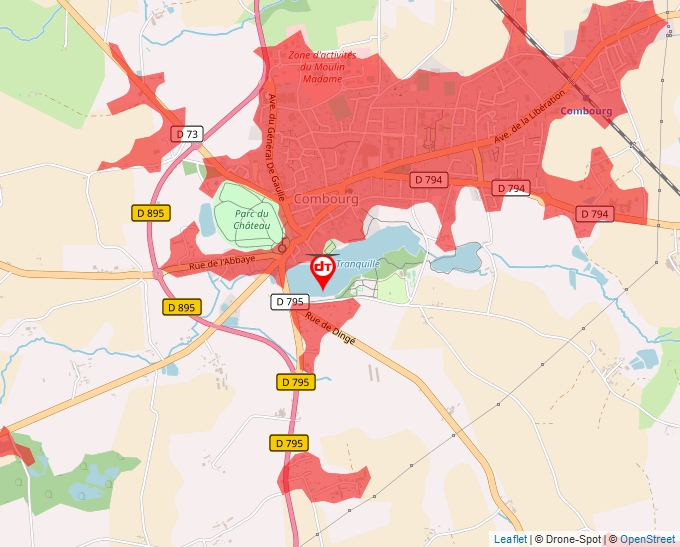 Carte Géoportail pour les drones de loisir