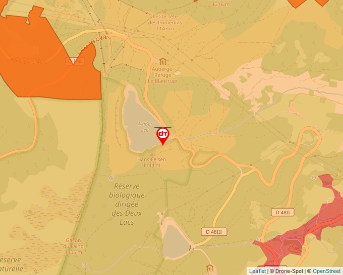 Carte Géoportail pour les drones de loisir