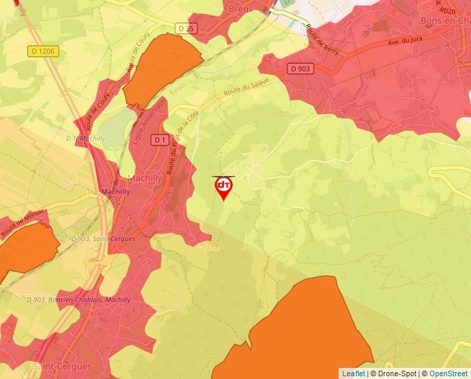 Carte Géoportail pour les drones de loisir