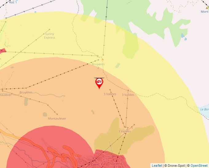 Carte Géoportail pour les drones de loisir