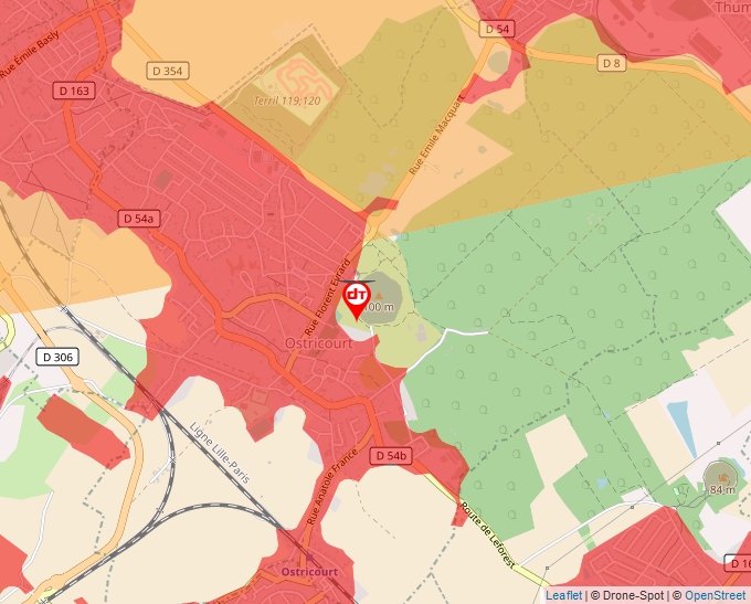 Carte Géoportail pour les drones de loisir