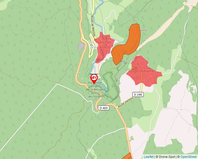 Carte Géoportail pour les drones de loisir