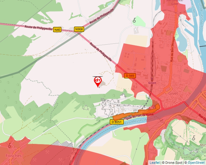 Carte Géoportail pour les drones de loisir