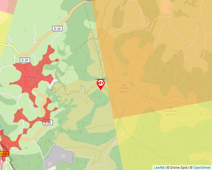 Carte Géoportail pour les drones de loisir