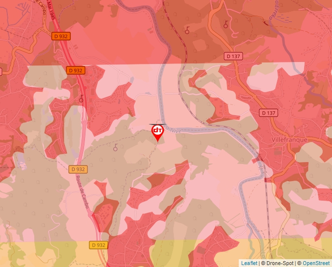 Carte Géoportail pour les drones de loisir