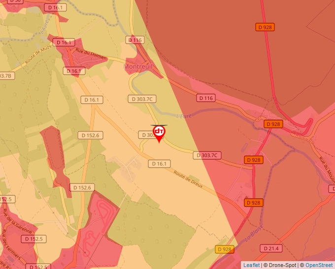 Carte Géoportail pour les drones de loisir