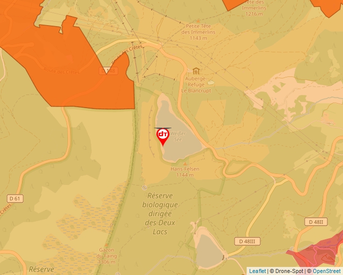 Carte Géoportail pour les drones de loisir