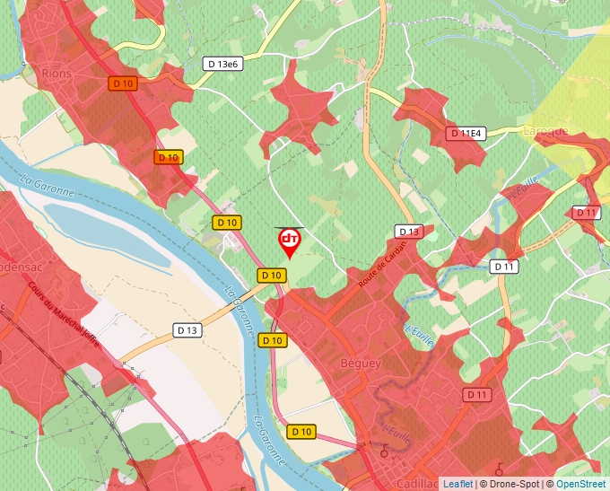 Carte Géoportail pour les drones de loisir