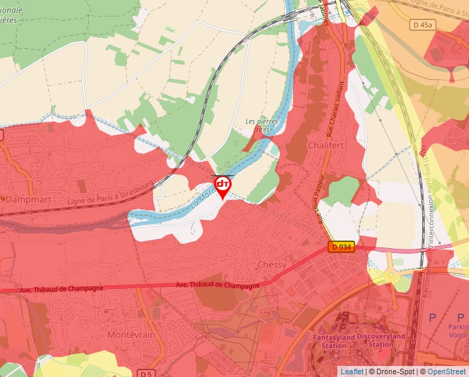 Carte Géoportail pour les drones de loisir