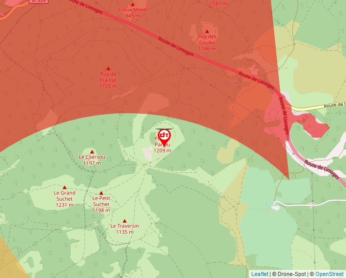 Carte Géoportail pour les drones de loisir