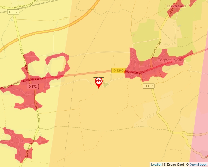 Carte Géoportail pour les drones de loisir