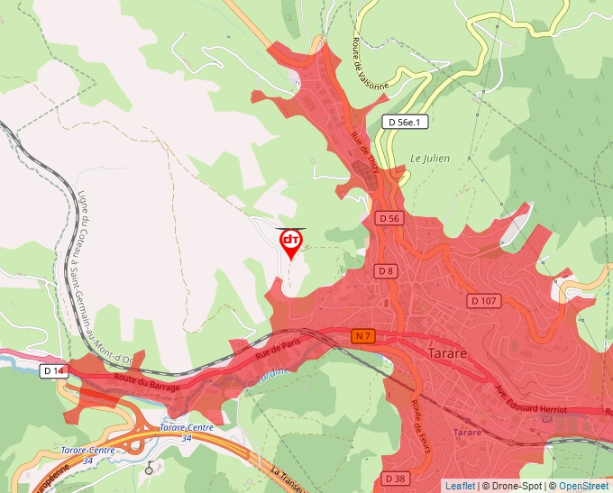 Carte Géoportail pour les drones de loisir